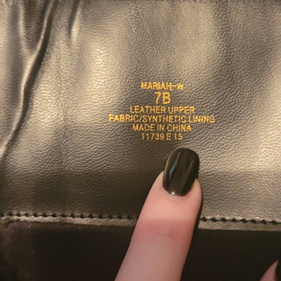 Ralph Lauren 'Mariah' Blk boots Size 7B wide calf - Picture 7 of 10